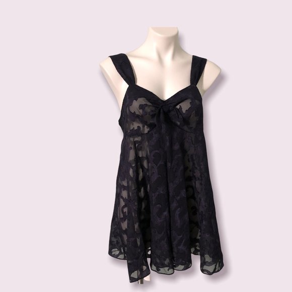 Victoria's Secret Other - Vintage Gold Label VS Babydoll Lingerie-Sz S